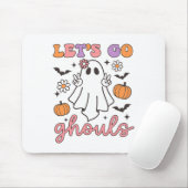 Tapis De Souris Halloween Go Ghouls Ghost Retro Costume femme (Avec souris)