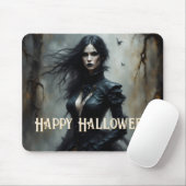 Tapis De Souris Halloween gothique Nuit de Mystère (Avec souris)
