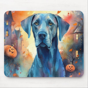 Tapis De Souris Halloween grand Danse avec la peur Citrouille