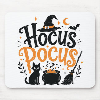Tapis de souris Halloween Hocus Pocus Sorcière