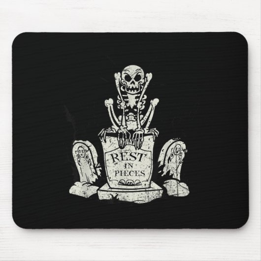 Tapis De Souris Halloween Hommes Femmes (Devant)