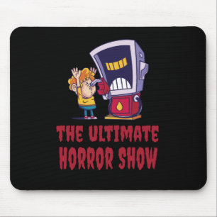 Tapis De Souris Halloween - Horror Show at Gas Station