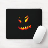 Tapis De Souris Halloween Jack-O-Lantern Face Mousepad (Avec souris)