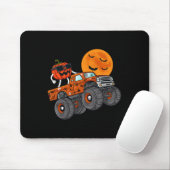 Tapis De Souris Halloween Jack-o'-lantern Monster Truck Toddler Bo (Avec souris)