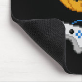 Tapis De Souris Halloween Jack-o'-lantern Pixeleleled Jeu Gamer Bo (Coin)