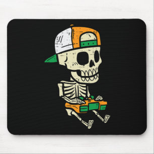 Tapis De Souris Halloween Jeu Skeleton Costume Gamer Garçons Enfan