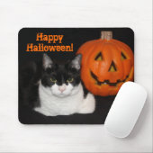 Tapis De Souris Halloween Kitty Mousepad (Avec souris)