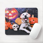 Tapis De Souris Halloween - Labrador - Macy (Avec souris)