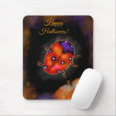 Tapis De Souris Halloween Ladybug (Avec souris)