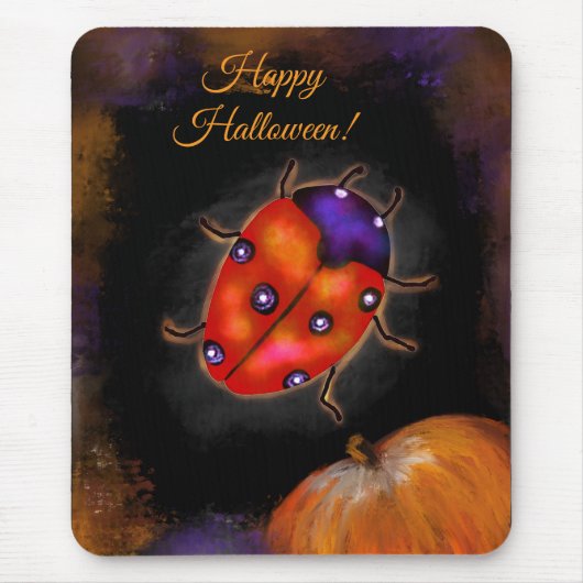Tapis De Souris Halloween Ladybug (Devant)