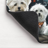 Tapis De Souris Halloween maltais Éffrayant (Coin)