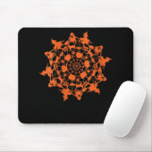 Tapis De Souris Halloween Mandala Spider Witch Ghost Skull (Avec souris)