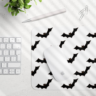 Tapis De Souris Halloween, Motif De Chauves-Fours, Trick Ou Treat,