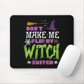 Tapis De Souris Halloween Ne Me Rendre Flip Sorcier Switch Drôle C (Avec souris)