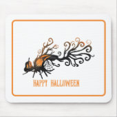 Tapis De Souris Halloween/octobre/automne/arbre citrouille (Devant)