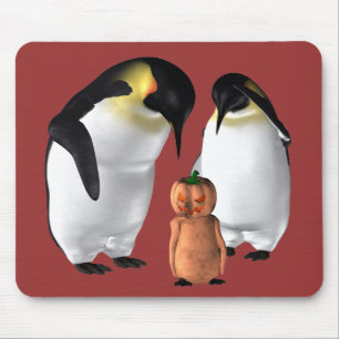 Tapis De Souris Halloween Penguin