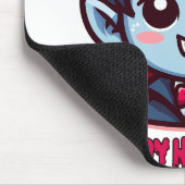 Tapis De Souris Halloween - Petit vampire mignon (Coin)