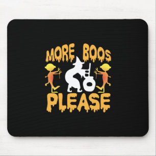 Tapis De Souris Halloween Plus de livres S'il vous plaît Anniversa