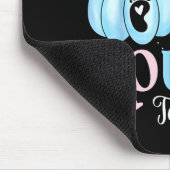 Tapis De Souris Halloween Pumpkin Gender Reveal He Or She Cousin T (Coin)
