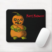 Tapis De Souris Halloween Pumpkinman (Avec souris)