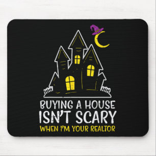 Tapis De Souris Halloween Realtor Acheter Maison N'Est Pas Scary C