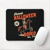 Tapis De Souris Halloween Rodeo Horse Western Cowboy Fall Autumn S (Avec souris)