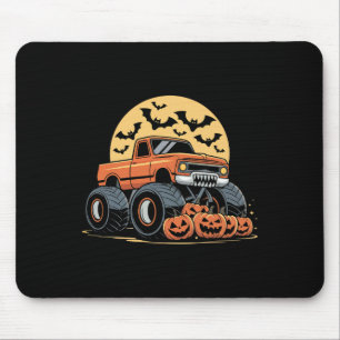 Tapis De Souris Halloween S Pour Enfants Garçons Monster Truck Cit
