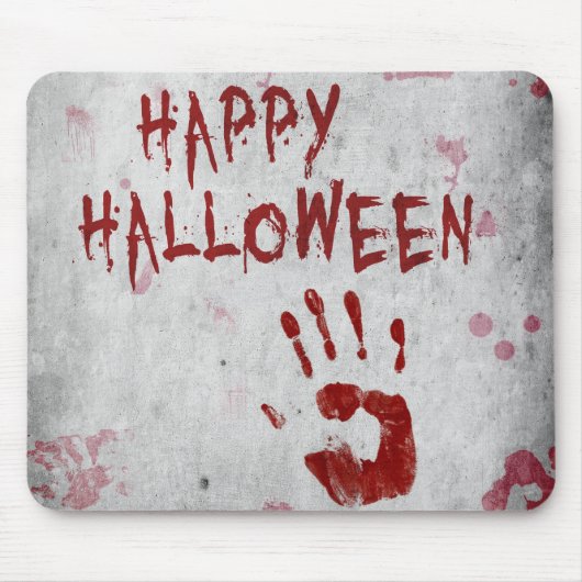 Tapis De Souris Halloween sanglante (Devant)