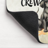 Tapis De Souris Halloween Scary Boo Chiens d'équipage Orange Citro (Coin)