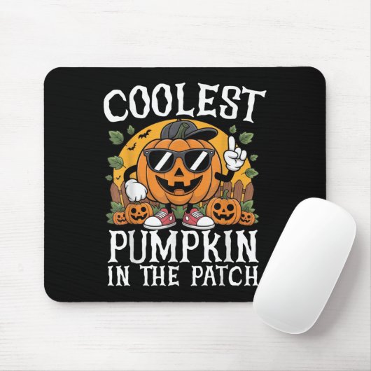 Tapis De Souris Halloween Shirts Boys And Kids Coolest Pumpkin In (Avec souris)