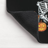 Tapis De Souris Halloween Skeleton Trombone Trombonist (Coin)