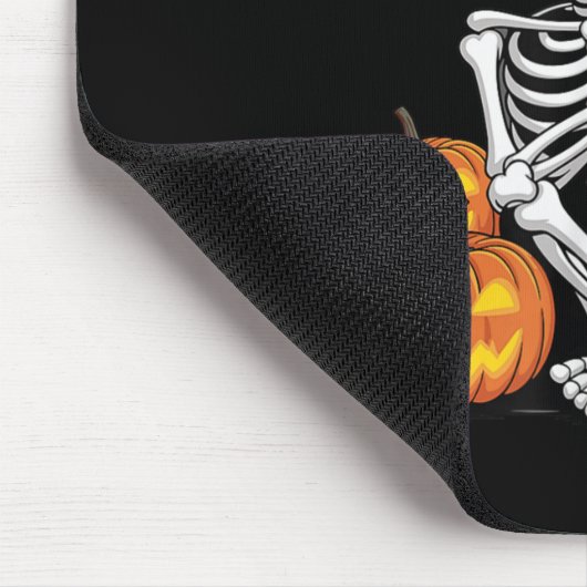 Tapis De Souris Halloween Skeleton Tuba Tubist (Coin)