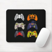 Tapis De Souris Halloween Skeleton Zombie Gaming Controllers (Avec souris)