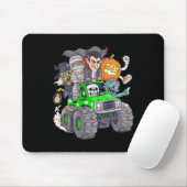 Tapis De Souris Halloween Skeleton Zombie Monster Truck Vampire Bo (Avec souris)