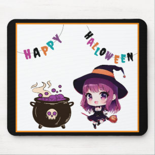 Tapis De Souris Halloween/sorcière/automne/octobre
