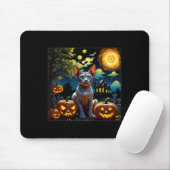 Tapis De Souris Halloween Sphynx étoile (Avec souris)