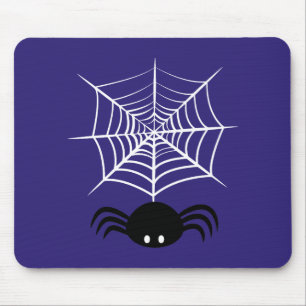 Tapis De Souris Halloween Spider Web