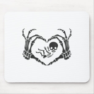 Tapis De Souris Halloween Squelette bébé Rib Cage Citrouille encei
