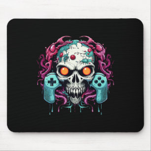 Tapis De Souris Halloween Squelette Zombie Contrôleurs de jeu mama