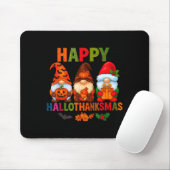 Tapis De Souris Halloween Thanksgiving Christmas Happy Hallothanks (Avec souris)