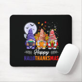 Tapis De Souris Halloween Thanksgiving Noël Happy HalloThanks (Avec souris)