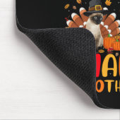 Tapis De Souris Halloween Thanksgiving Noël Siamese Chat Hallo (Coin)