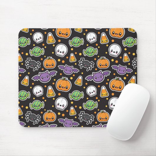 Tapis De Souris Halloween Traite mousepad (Avec souris)