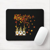 Tapis De Souris Halloween Trois Gnomes Casquette Leopard Citrouill (Avec souris)