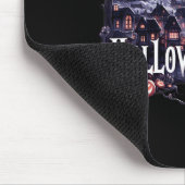 Tapis De Souris Halloween Ville Skeleton Ghost Citrouille Hallowee (Coin)