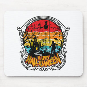 Tapis De Souris Halloween Vintage rétro - Halloween Vintage