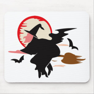 Tapis De Souris Halloween Witch