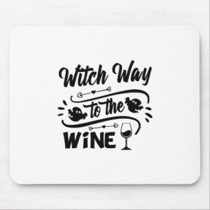Tapis De Souris Halloween Witch Way