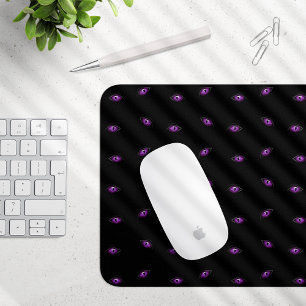 Tapis De Souris Halloween, Yeux Violets, Trick Or Treat, Hou