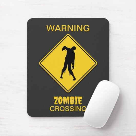 Tapis De Souris Halloween Zombie (Avec souris)